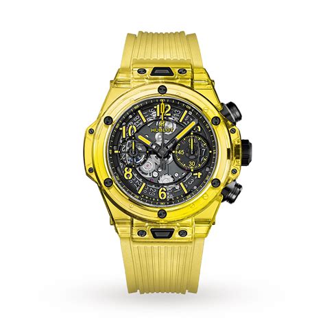 hublot big bang yellow sapphire price|Hublot unico sapphire 42mm.